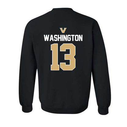 Vanderbilt - NCAA Men's Basketball : Jalen Washington - Sports Mom Classic Shersey Crewneck Sweatshirt-1