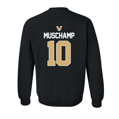 Vanderbilt - NCAA Football : Whit Muschamp - Sports Mom Classic Shersey Crewneck Sweatshirt-1