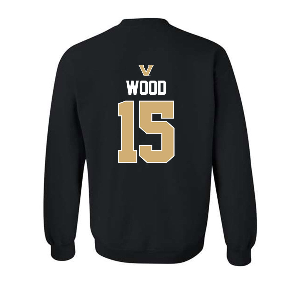Vanderbilt - NCAA Football : Zaylin Wood - Sports Mom Classic Shersey Crewneck Sweatshirt-1