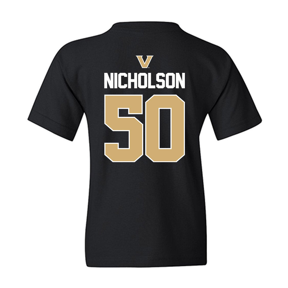 Vanderbilt - NCAA Men's Basketball : Mason Nicholson - Sports Mom Classic Shersey Youth T-Shirt-1