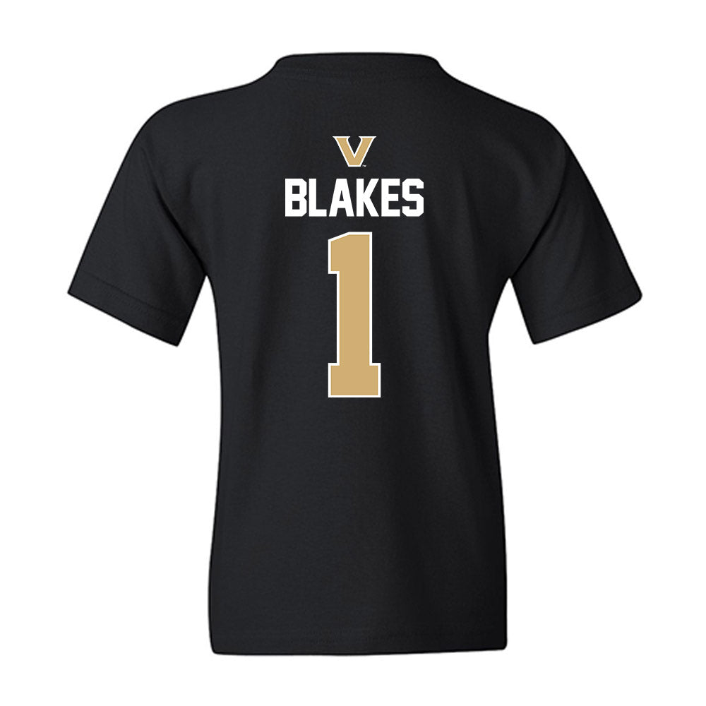 Vanderbilt - NCAA Women's Basketball : Mikayla Blakes - Sports Mom Classic Shersey Youth T-Shirt-1