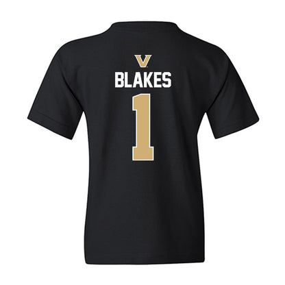 Vanderbilt - NCAA Women's Basketball : Mikayla Blakes - Sports Mom Classic Shersey Youth T-Shirt-1