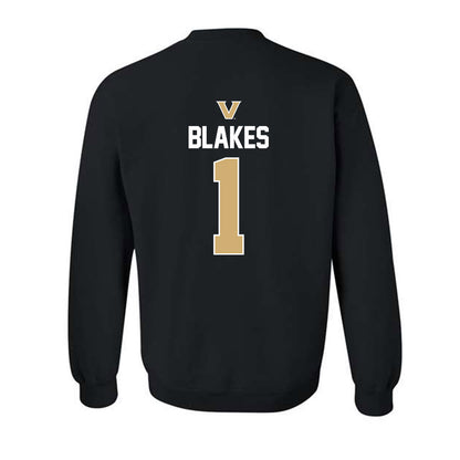 Vanderbilt - NCAA Women's Basketball : Mikayla Blakes - Sports Mom Classic Shersey Crewneck Sweatshirt-1
