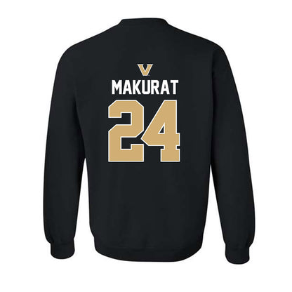 Vanderbilt - NCAA Women's Basketball : Agata Makurat - Sports Mom Classic Shersey Crewneck Sweatshirt-1