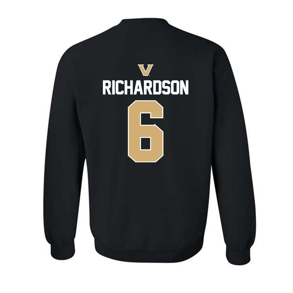 Vanderbilt - NCAA Football : Tre Richardson - Sports Mom Classic Shersey Crewneck Sweatshirt-1