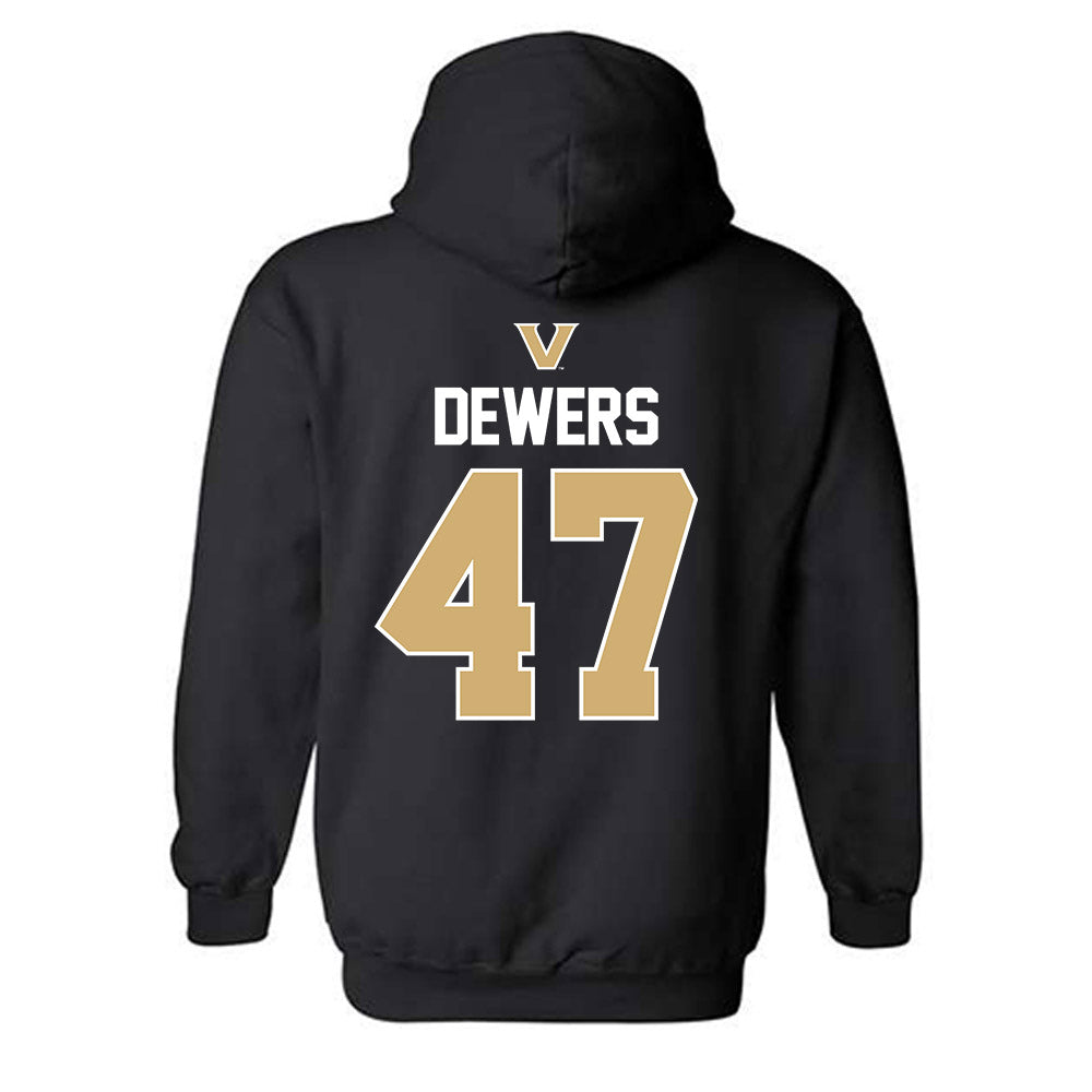 Vanderbilt - NCAA Football : Justin Dewers - Sports Mom Classic Shersey Hooded Sweatshirt-1
