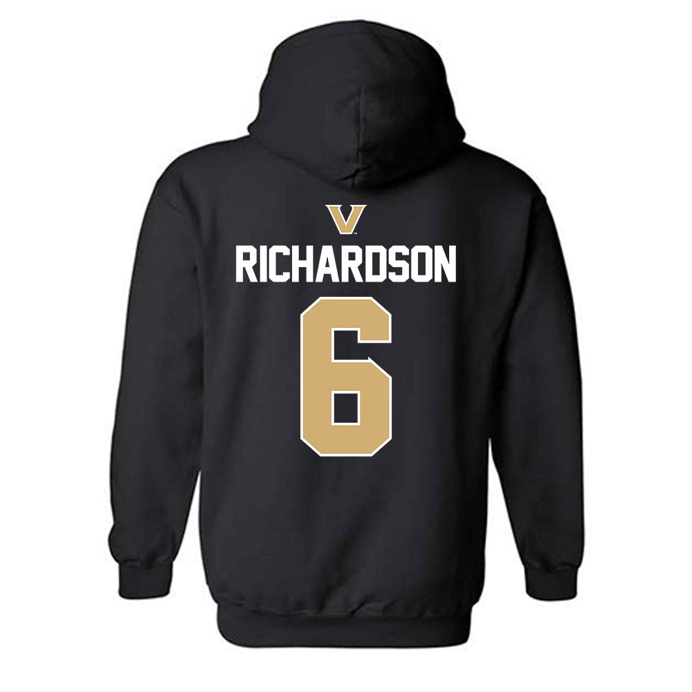 Vanderbilt - NCAA Football : Tre Richardson - Sports Mom Classic Shersey Hooded Sweatshirt-1