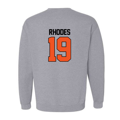 Oklahoma State - NCAA Baseball : Stormy Rhodes - Sports Mom Crewneck Sweatshirt-1