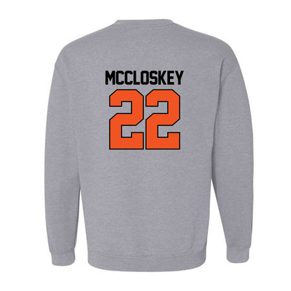 Oklahoma State - NCAA Softball : Elle Mccloskey - Sports Mom Crewneck Sweatshirt-1