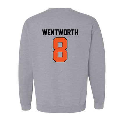 Oklahoma State - NCAA Baseball : TP Wentworth - Sports Mom Crewneck Sweatshirt-1