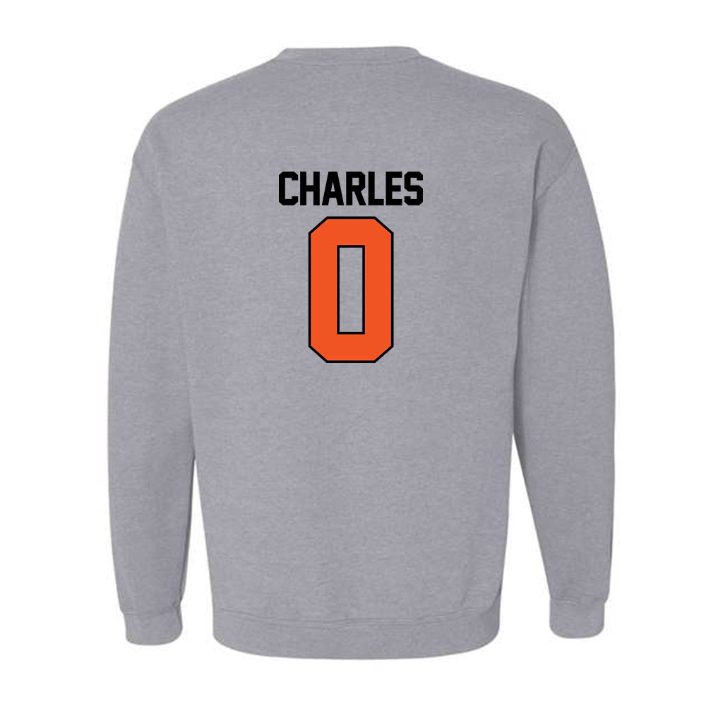 Oklahoma State - NCAA Football : Malik Charles - Sports Mom Crewneck Sweatshirt-1