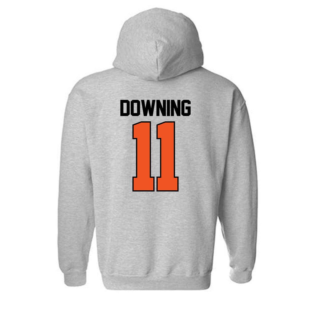 Oklahoma State - NCAA Softball : Preslee Downing - Sports Mom Hooded Sweatshirt-1