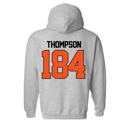 Oklahoma State - NCAA Wrestling : Brayden Thompson - Sports Mom Hooded Sweatshirt-1
