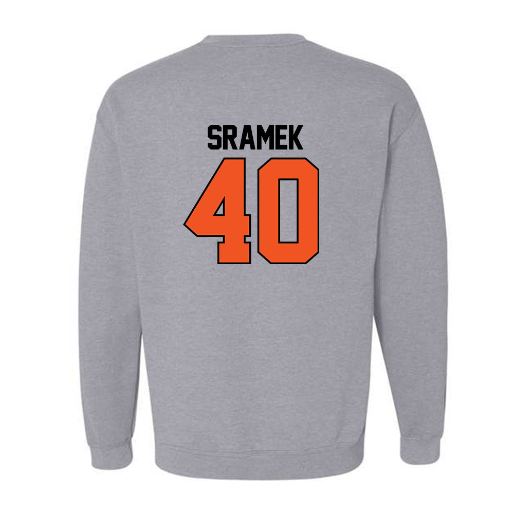 Oklahoma State - NCAA Baseball : Caden Sramek - Sports Mom Crewneck Sweatshirt-1