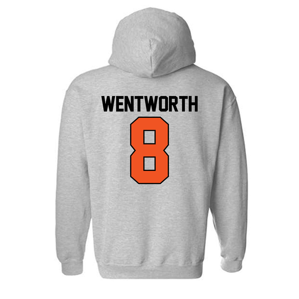 Oklahoma State - NCAA Baseball : TP Wentworth - Sports Mom Hooded Sweatshirt-1