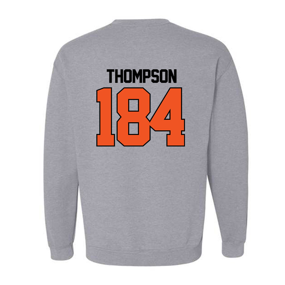 Oklahoma State - NCAA Wrestling : Brayden Thompson - Sports Mom Crewneck Sweatshirt-1