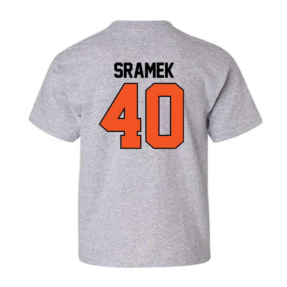 Oklahoma State - NCAA Baseball : Caden Sramek - Sports Mom Youth T-Shirt-1