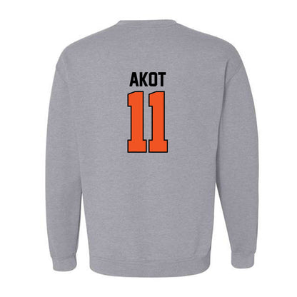 Oklahoma State - NCAA Women's Basketball : Achol Akot - Sports Mom Crewneck Sweatshirt-1