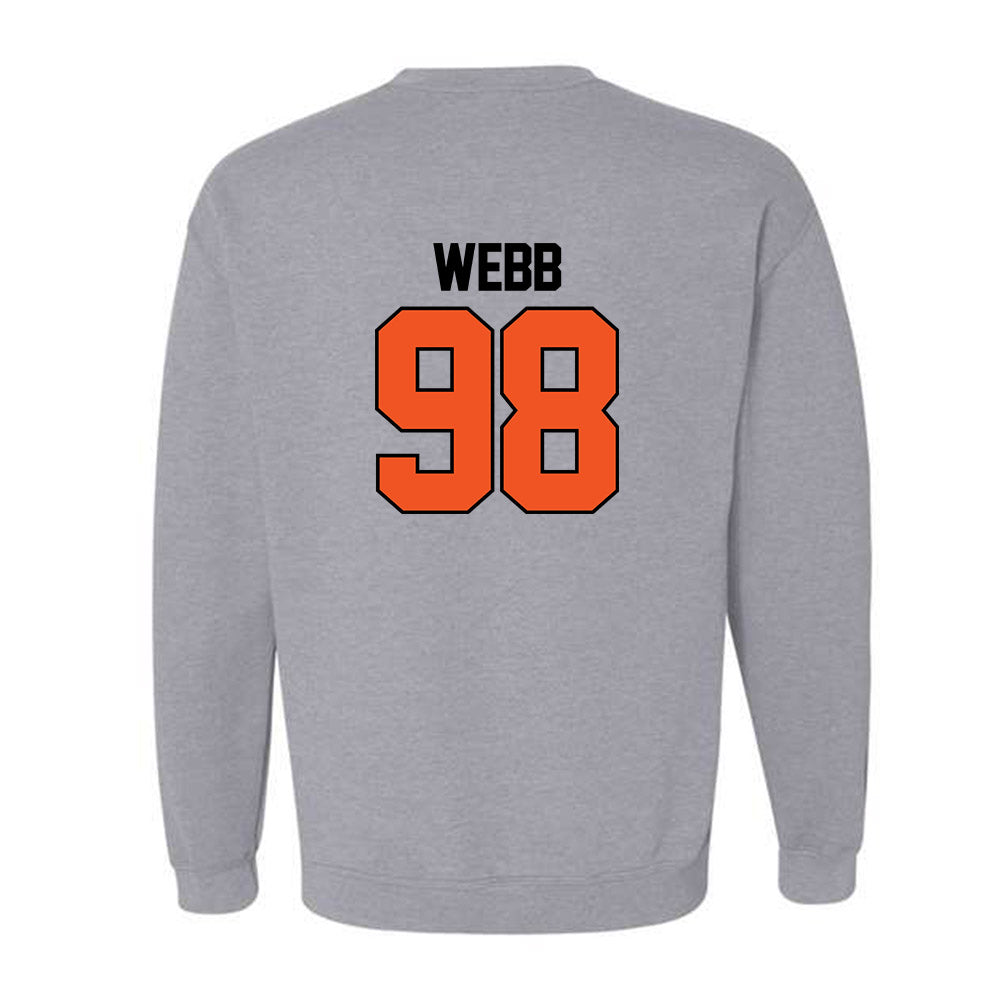 Oklahoma State - NCAA Football : Luke Webb - Sports Mom Crewneck Sweatshirt-1