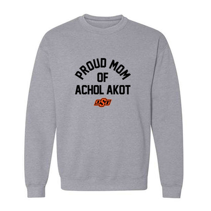 Oklahoma State - NCAA Women's Basketball : Achol Akot - Sports Mom Crewneck Sweatshirt-0