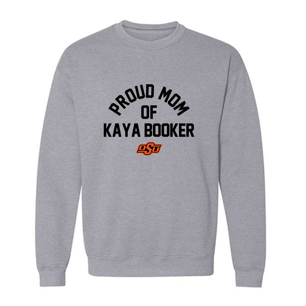 Oklahoma State - NCAA Softball : Kaya Booker - Sports Mom Crewneck Sweatshirt-0