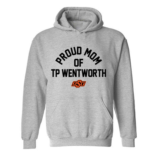 Oklahoma State - NCAA Baseball : TP Wentworth - Sports Mom Hooded Sweatshirt-0