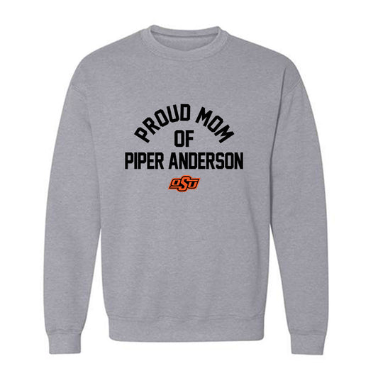 Oklahoma State - NCAA Equestrian : Piper Anderson - Sports Mom Crewneck Sweatshirt-0