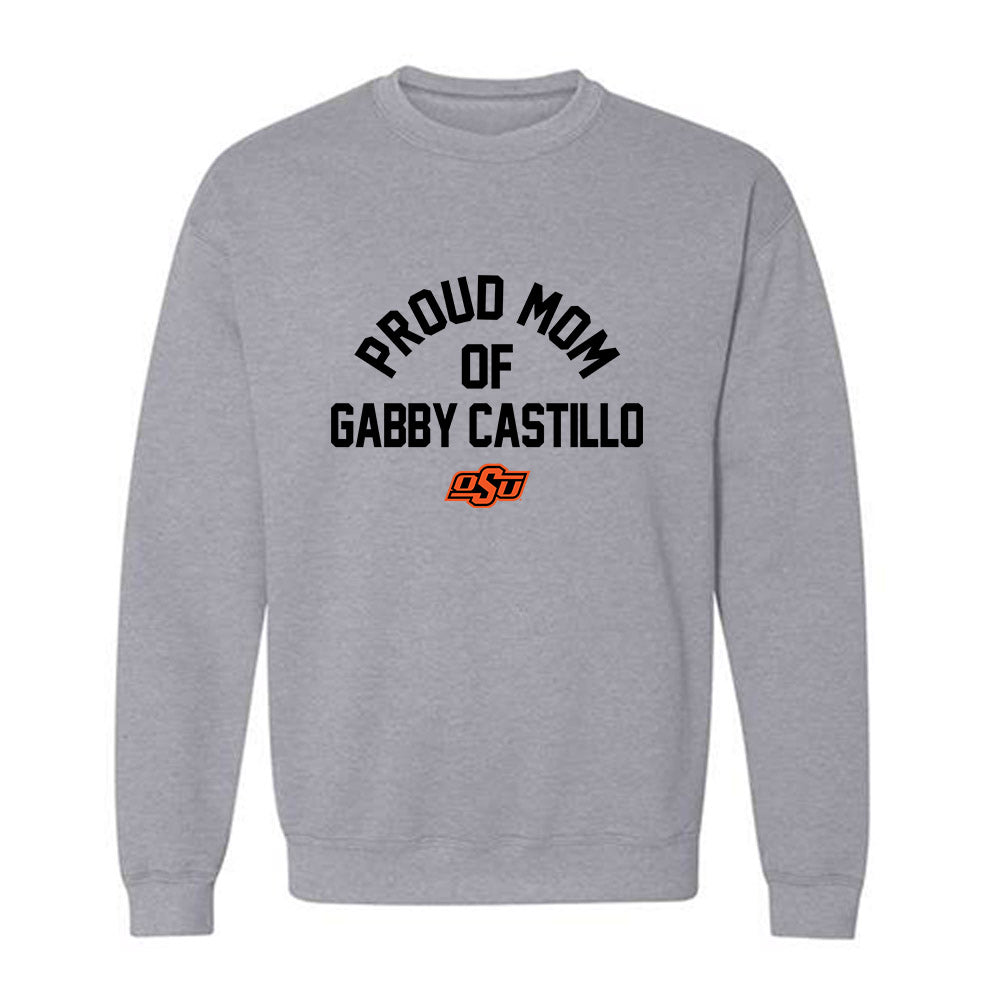 Oklahoma State - NCAA Softball : Gabby Castillo - Sports Mom Crewneck Sweatshirt-0