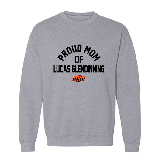 Oklahoma State - NCAA Baseball : Lucas Glendinning - Sports Mom Crewneck Sweatshirt-0