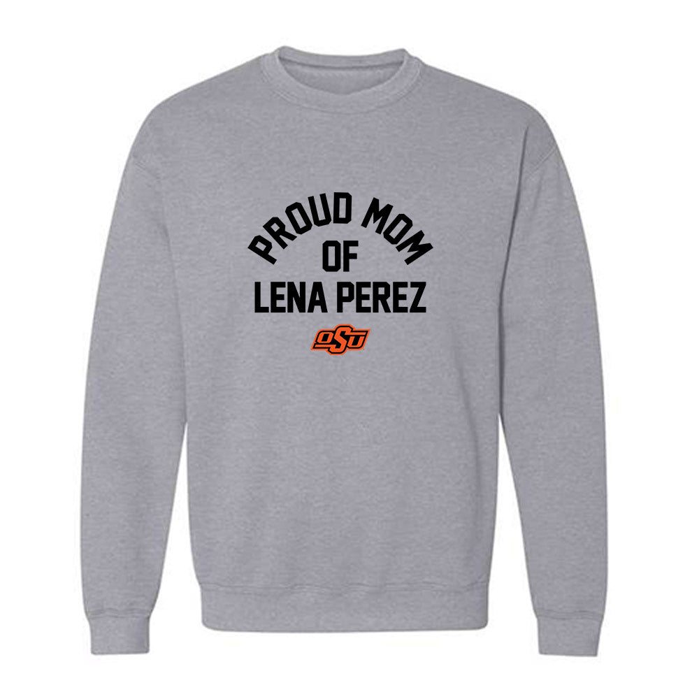 Oklahoma State - NCAA Softball : Lena Perez - Sports Mom Crewneck Sweatshirt-0
