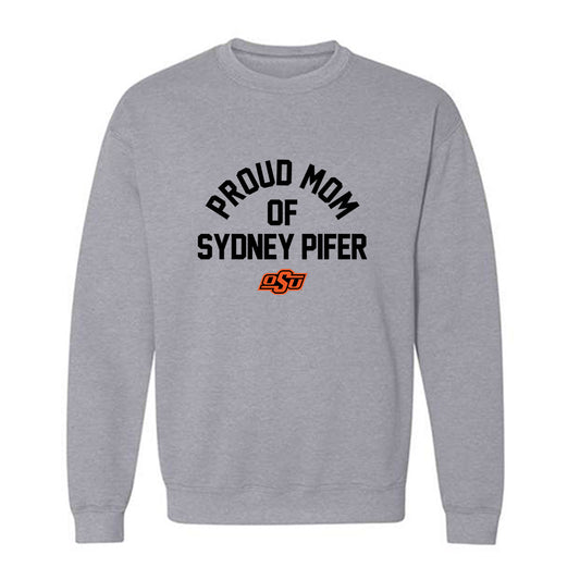 Oklahoma State - NCAA Equestrian : Sydney Pifer - Sports Mom Crewneck Sweatshirt-0