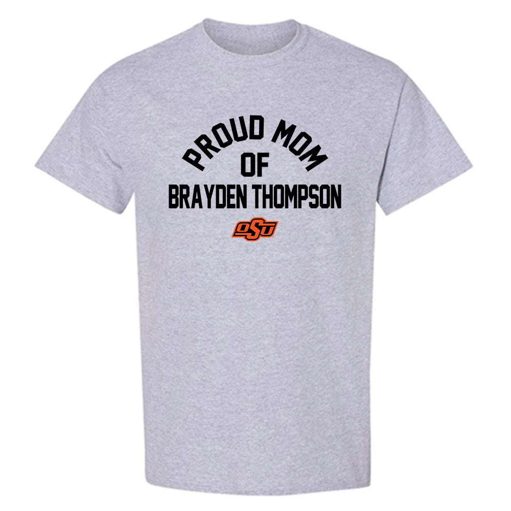 Oklahoma State - NCAA Wrestling : Brayden Thompson - Sports Mom T-Shirt-0