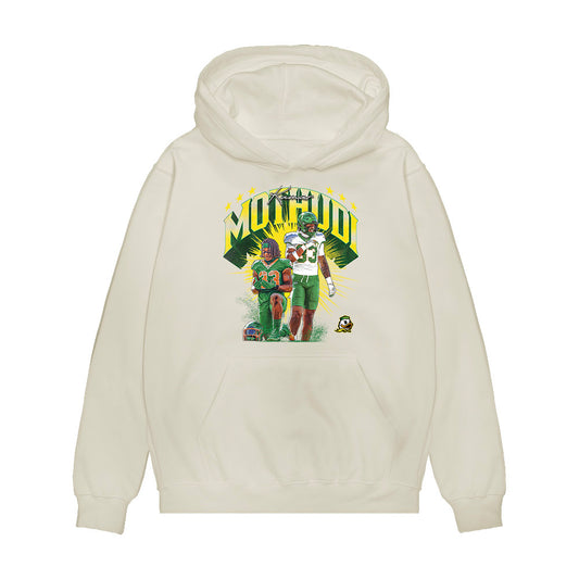 Oregon - NCAA Football : Kamar Mothudi - Collage Premium Hooded Sweatshirt-0
