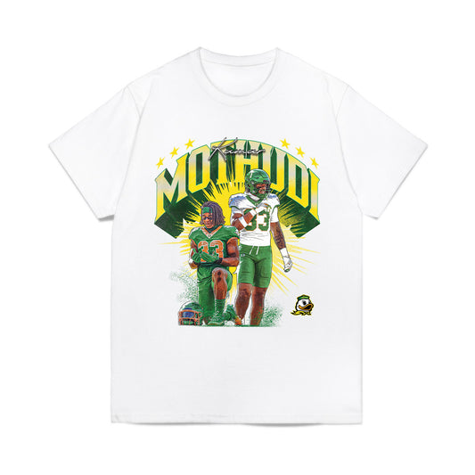 Oregon - NCAA Football : Kamar Mothudi - Collage Comfort Colors T-Shirt-0