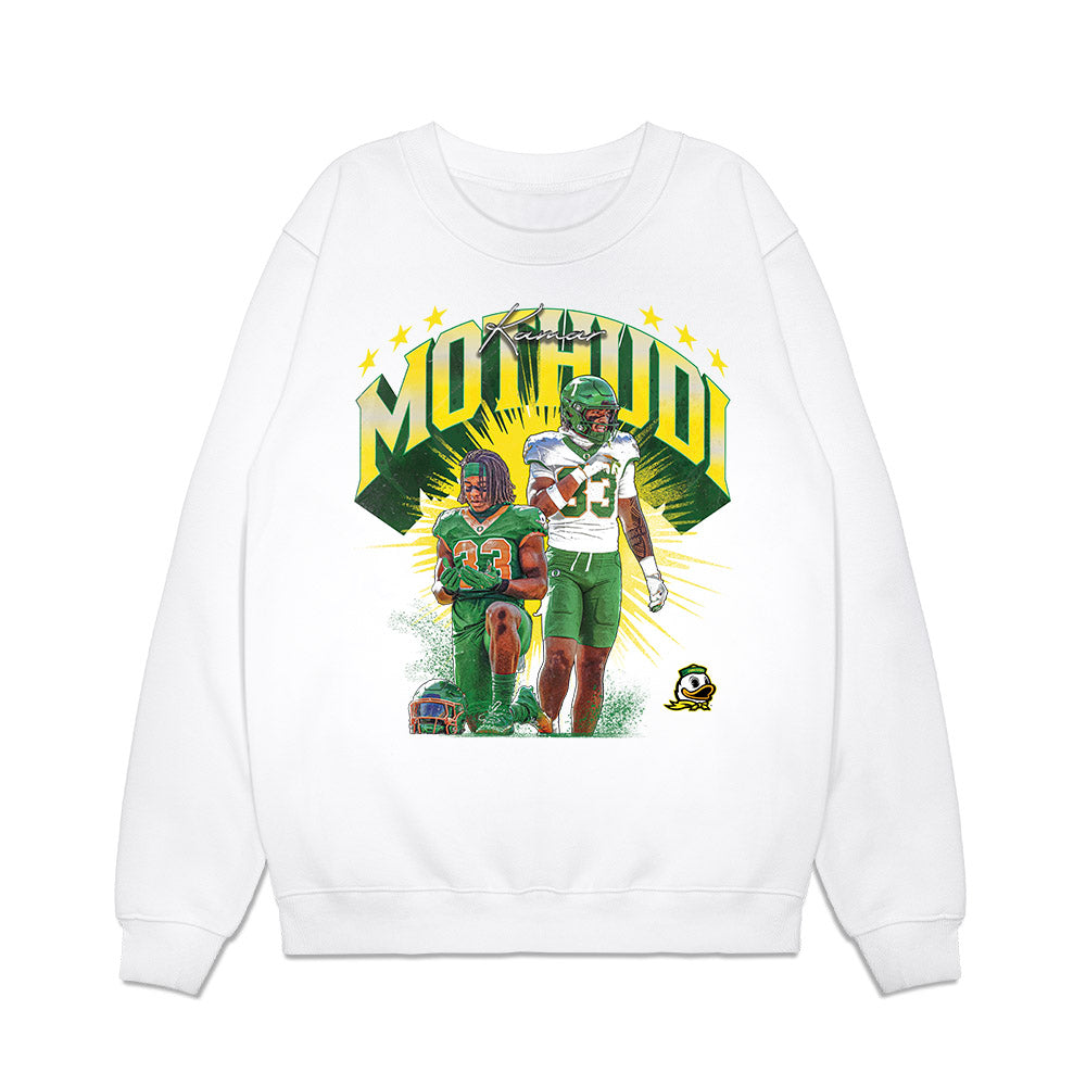 Oregon - NCAA Football : Kamar Mothudi - Collage Premium Crewneck Sweatshirt-0