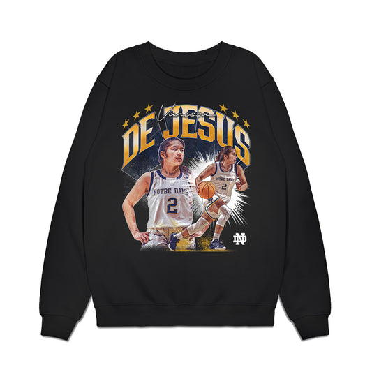 Notre Dame - NCAA Women's Basketball : Vanessa de Jesus - Collage Premium Crewneck Sweatshirt-0