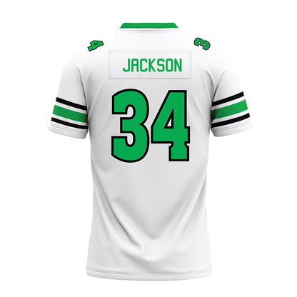 Marshall - NCAA Football : Stanley Jackson - White Premium Football Jersey-1