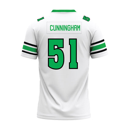 Marshall - NCAA Football : Jaxson Cunningham - White Premium Football Jersey-1