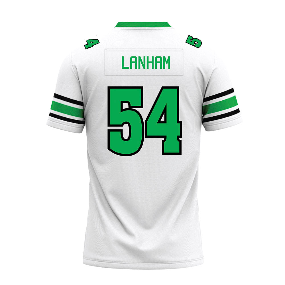 Marshall - NCAA Football : Drake Lanham - White Premium Football Jersey-1