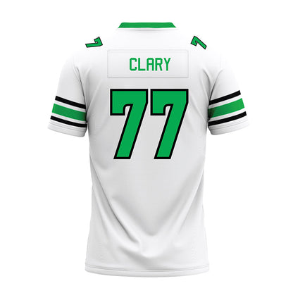 Marshall - NCAA Football : Isaac Clary - White Premium Football Jersey-1