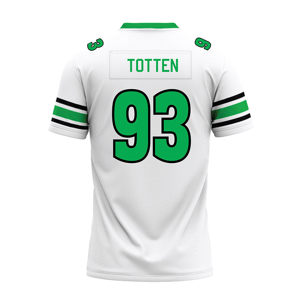 Marshall - NCAA Football : Nathan Totten - White Premium Football Jersey-1
