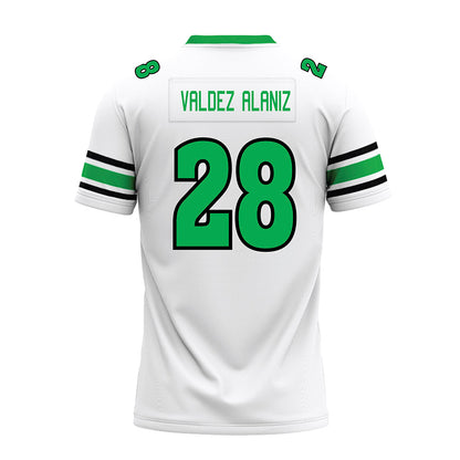 Marshall - NCAA Football : Joshua Valdez-alaniz - White Premium Football Jersey-1