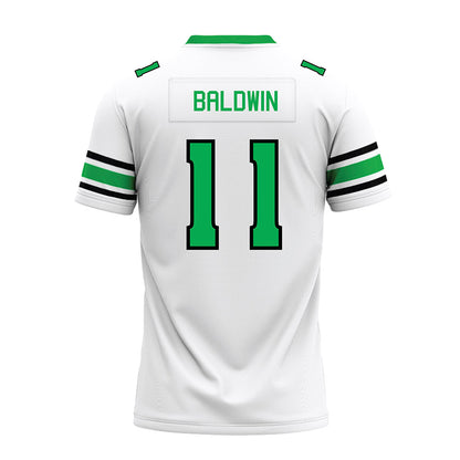 Marshall - NCAA Football : Jakolbe Baldwin - White Premium Football Jersey-1