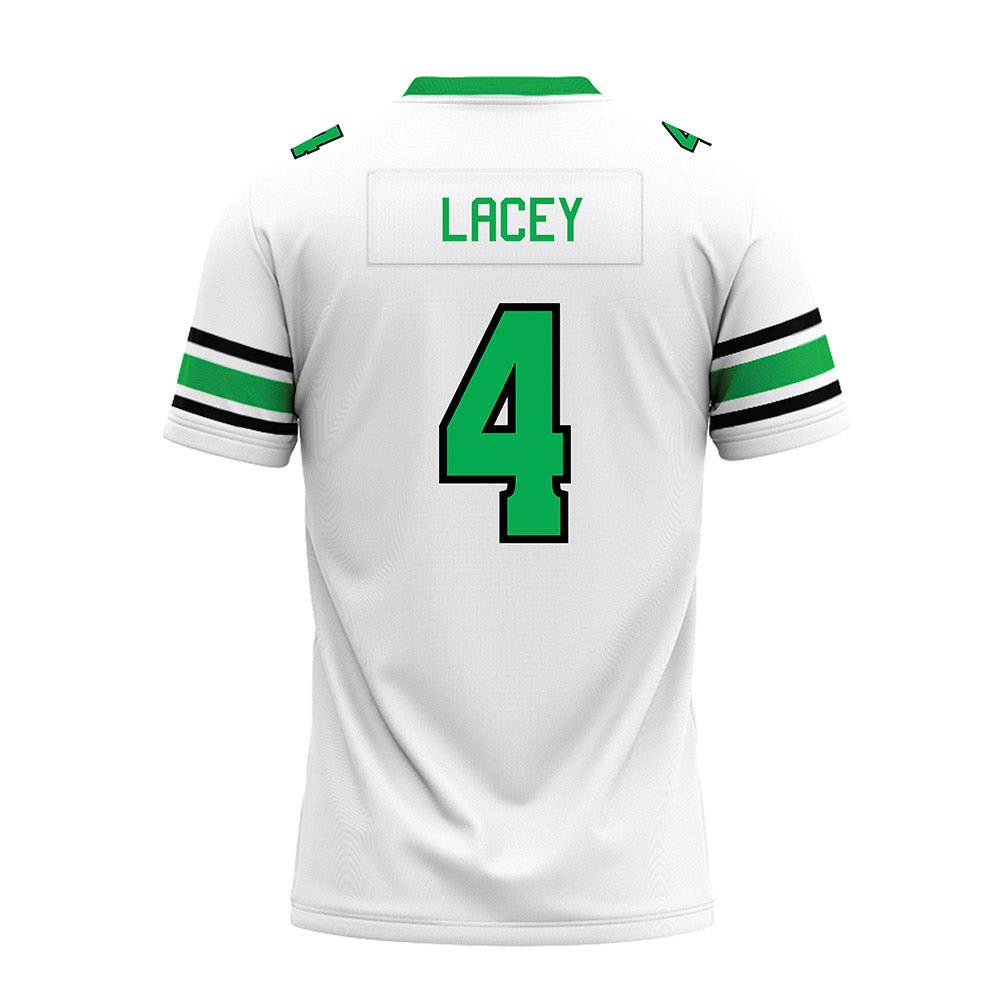 Marshall - NCAA Football : Demarcus Lacey - White Premium Football Jersey-1