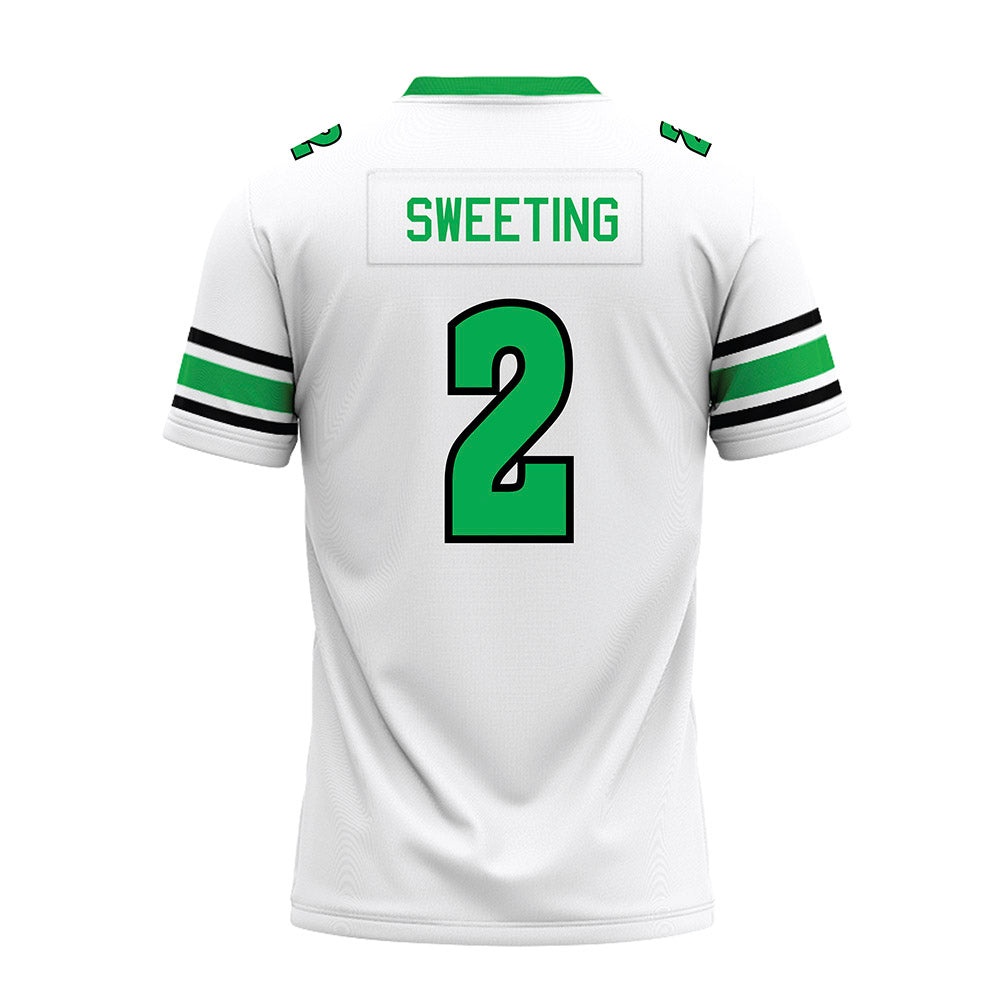 Marshall - NCAA Football : Darrell Sweeting - White Premium Football Jersey-1