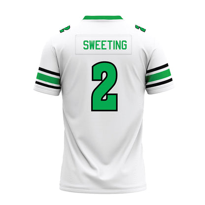 Marshall - NCAA Football : Darrell Sweeting - White Premium Football Jersey-1