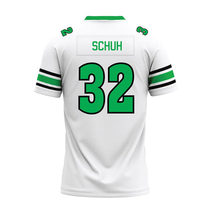Marshall - NCAA Football : Peter Schuh - White Premium Football Jersey-1