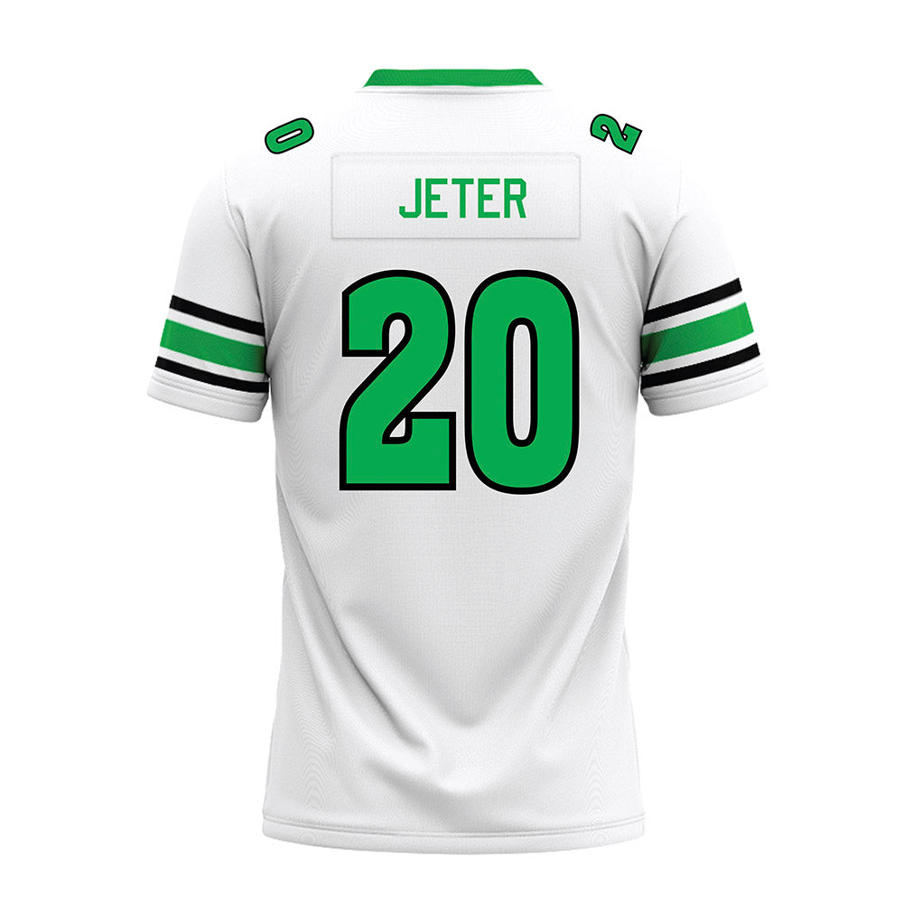Marshall - NCAA Football : TaShawn Jeter - White Premium Football Jersey-1
