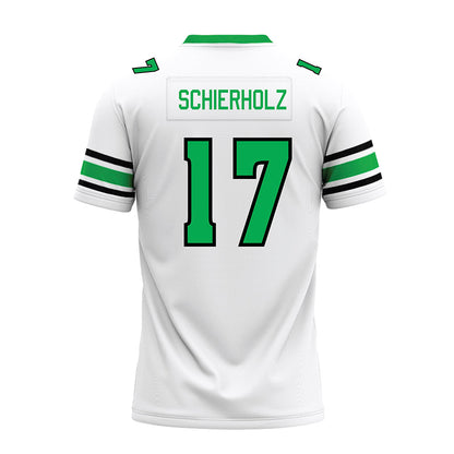 Marshall - NCAA Football : Jack Schierholz - White Premium Football Jersey-1