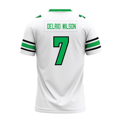 Marshall - NCAA Football : Carlos Delrio-Wilson - White Premium Football Jersey-1